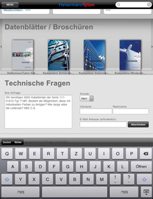 HellermannTyton iPad App