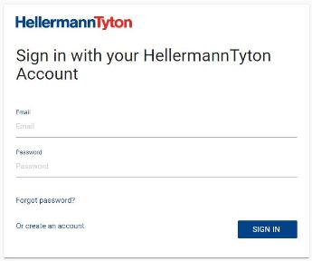 HellermannTyton Account Anmeldung