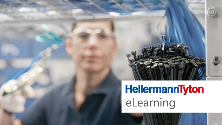 eLearning: Verarbeitung und Lagerung von Kabelbindern