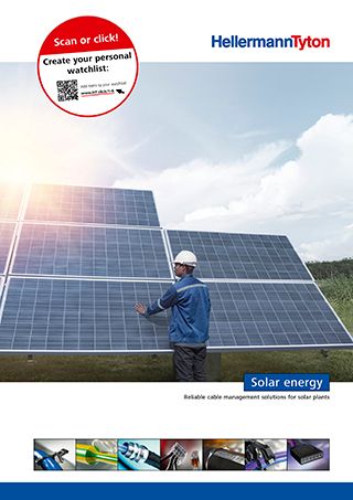 Titelseite der Solarenergie-Broschüre