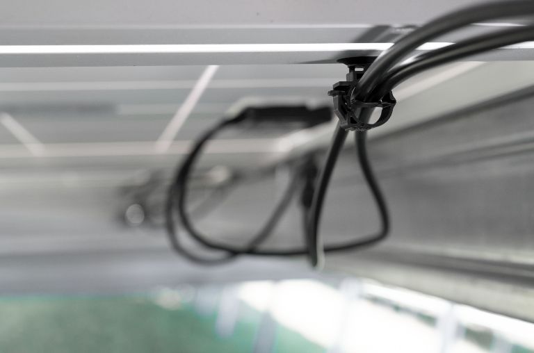 PV Kabel verlegen