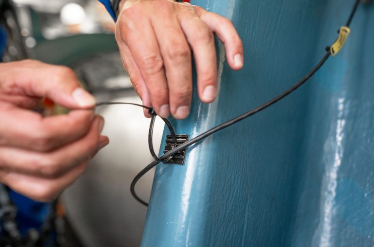 Kabelbinder für die Verkabelung von Windturbinen