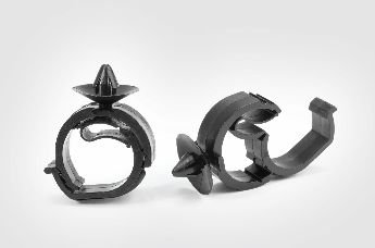 Kabelclips für medienführende Schläuche