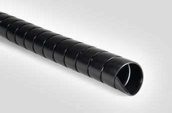 TPFNET Premium Spiral-Kabelschlauch 20mm, mit Einfädelhilfe, Weiß, 2,5m  Kabelschlauch, Weiß