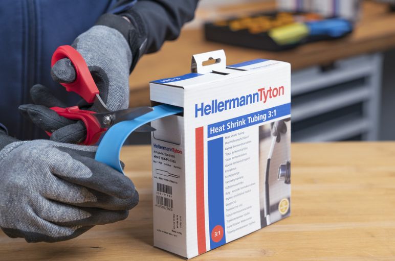 HellermannTyton HIS-Boxen mit dünnwandigen Schrumpfschläuchen
