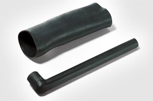 Abgewinkelte Schrumpfformteile