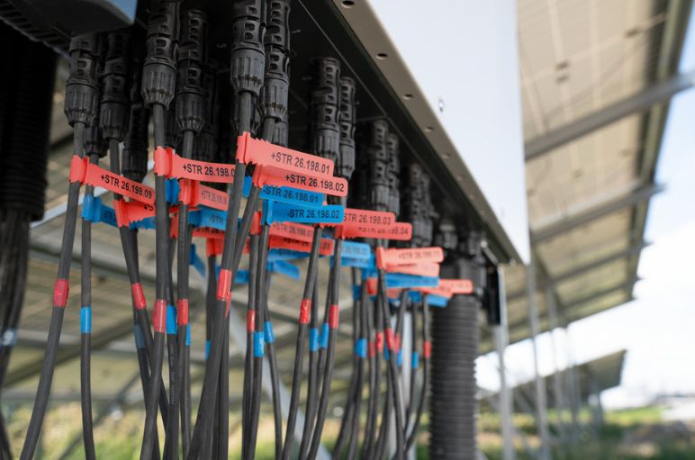 UV-beständige Kennzeichnungsschilder für Kabel