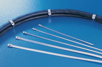 Edelstahl-Kabelbinder der MBT-Serie garantieren zusätzliche Sicherheit, hohe Zugfestigkeit und Feuerbeständigkeit.