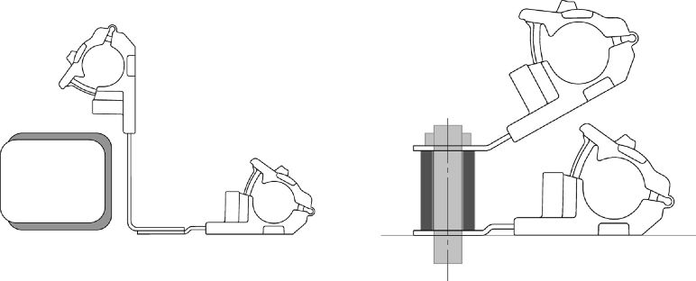 Montagekonfigurationen der Ratchet P-Clamp