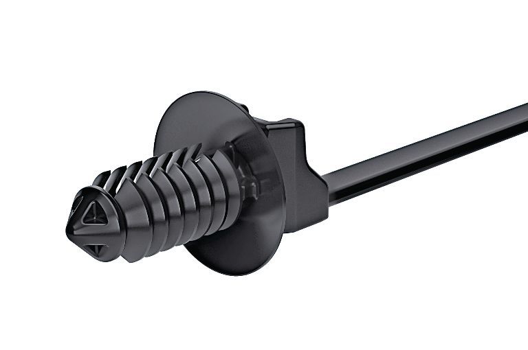 Kabelhalter mit Lamellenfuß