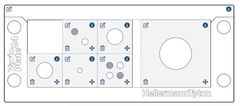 VarioPlate Kabeleinführung Produkt Konfigurator