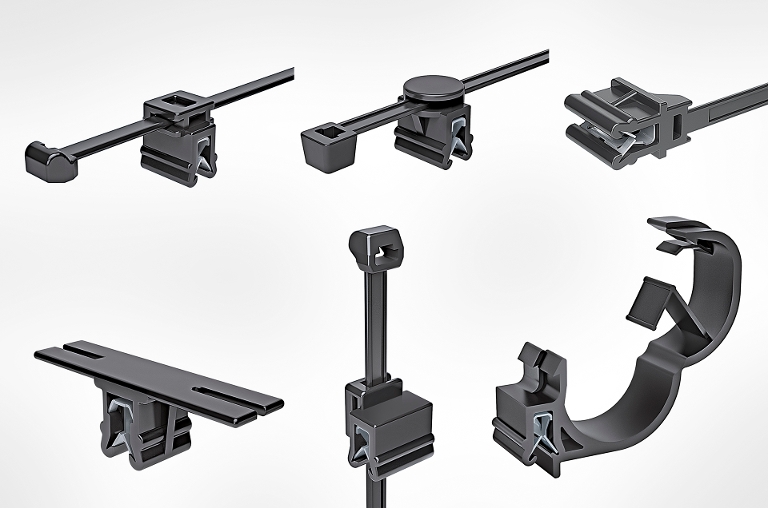 Edge Clips für unterschiedliche Führungsrichtungen